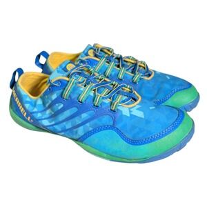Merrell Apollo Barefoot Shoes Womens Size 9 Blue Running Sneakers Active